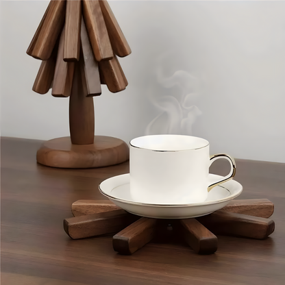 Festive Fall Wooden Trivet